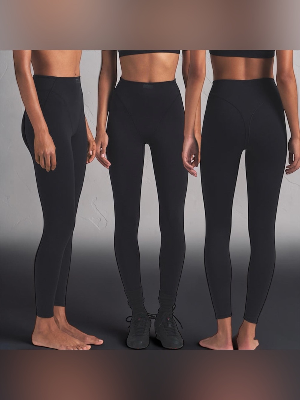 🏋🏻 Nike x SKIMS Matte V-Line Legging | Obsidian | M | NWOT